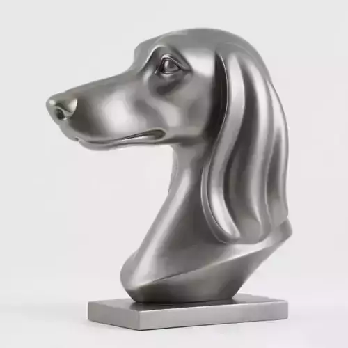Dog sculpture