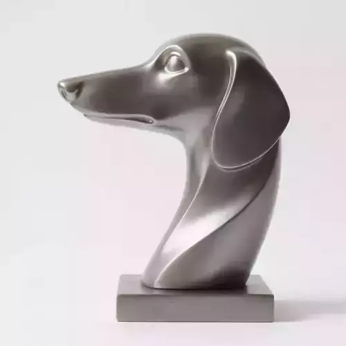 Dog sculpture