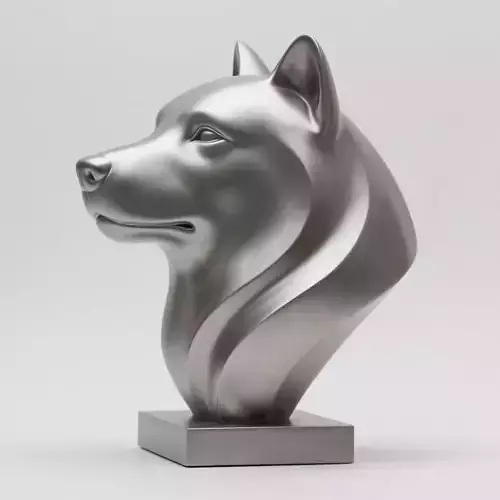 Dog sculpture