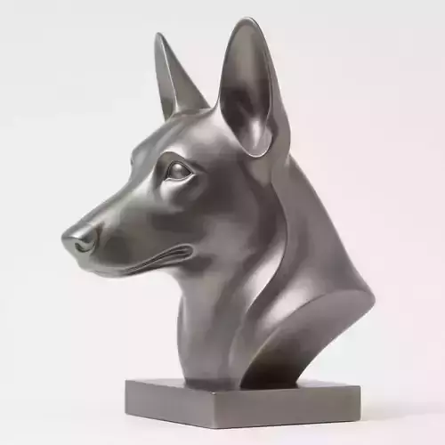 Dog sculpture