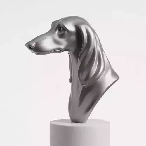 Dog sculpture