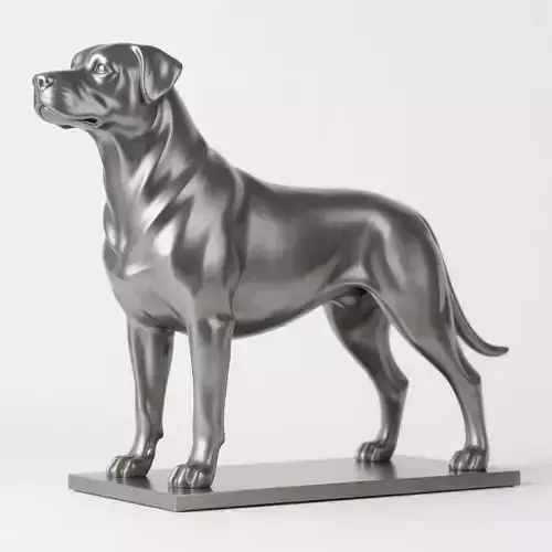 Dog sculpture