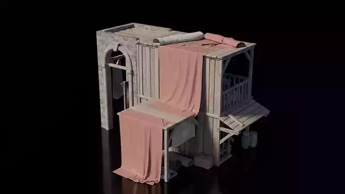 Medieval Bazar - Stall Tent 4