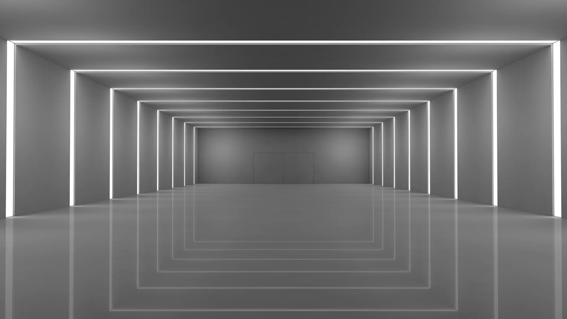 Sci Fi Tunnel 3D model