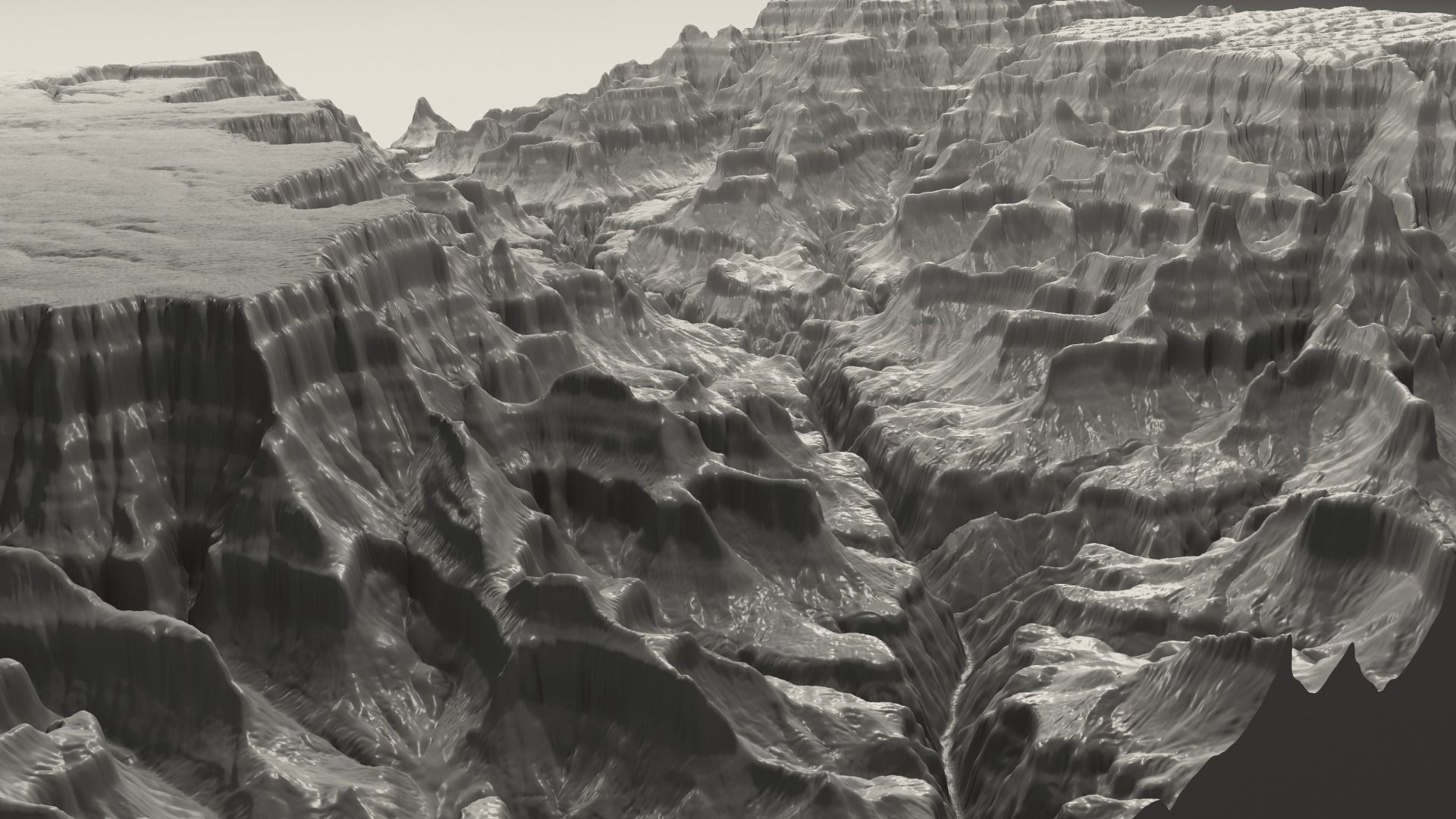 3D Printable Grand Canyon Landscape Plinth 3D print model_10