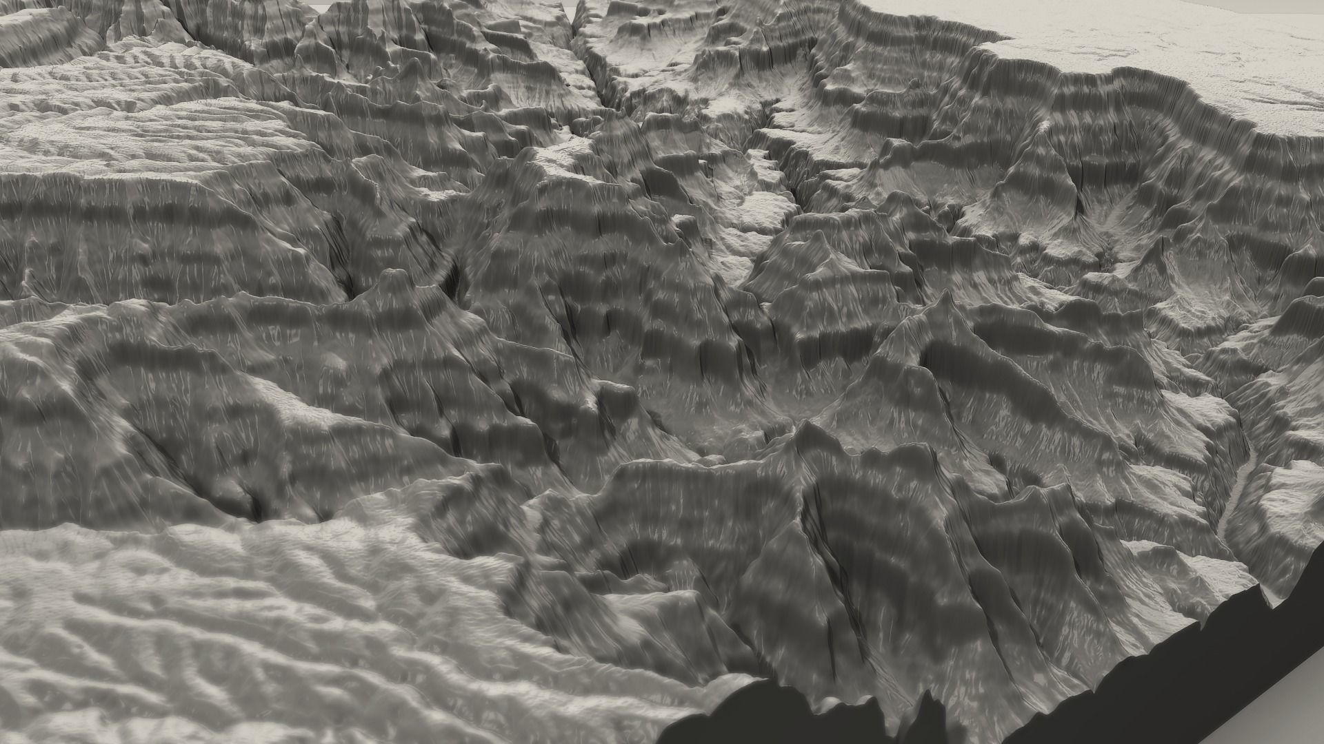 3D Printable Grand Canyon Landscape Plinth 3D print model_8