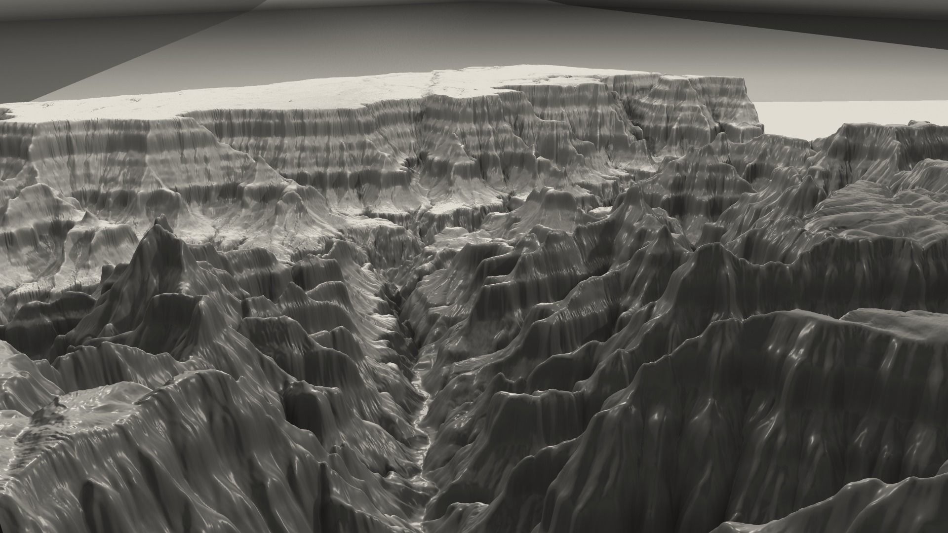 3D Printable Grand Canyon Landscape Plinth 3D print model_12