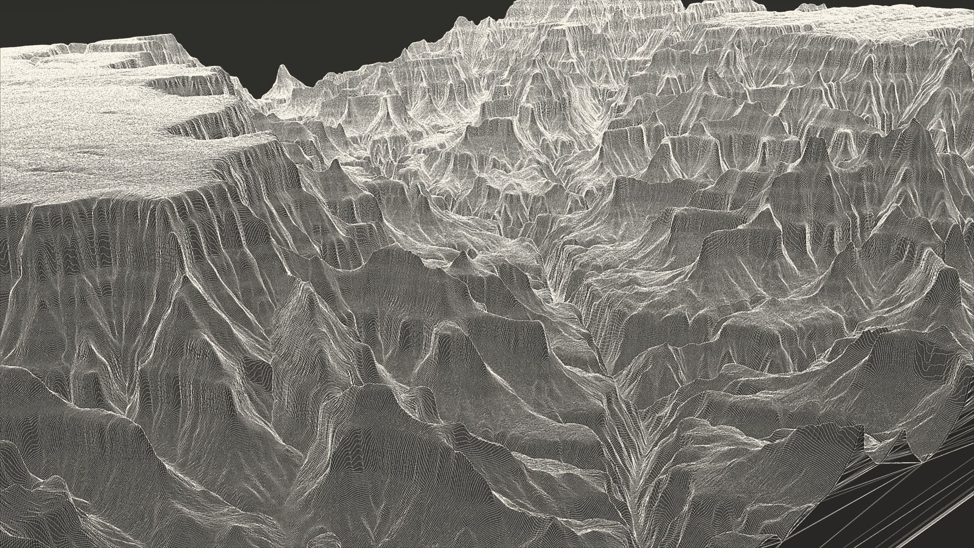 3D Printable Grand Canyon Landscape Plinth 3D print model_11