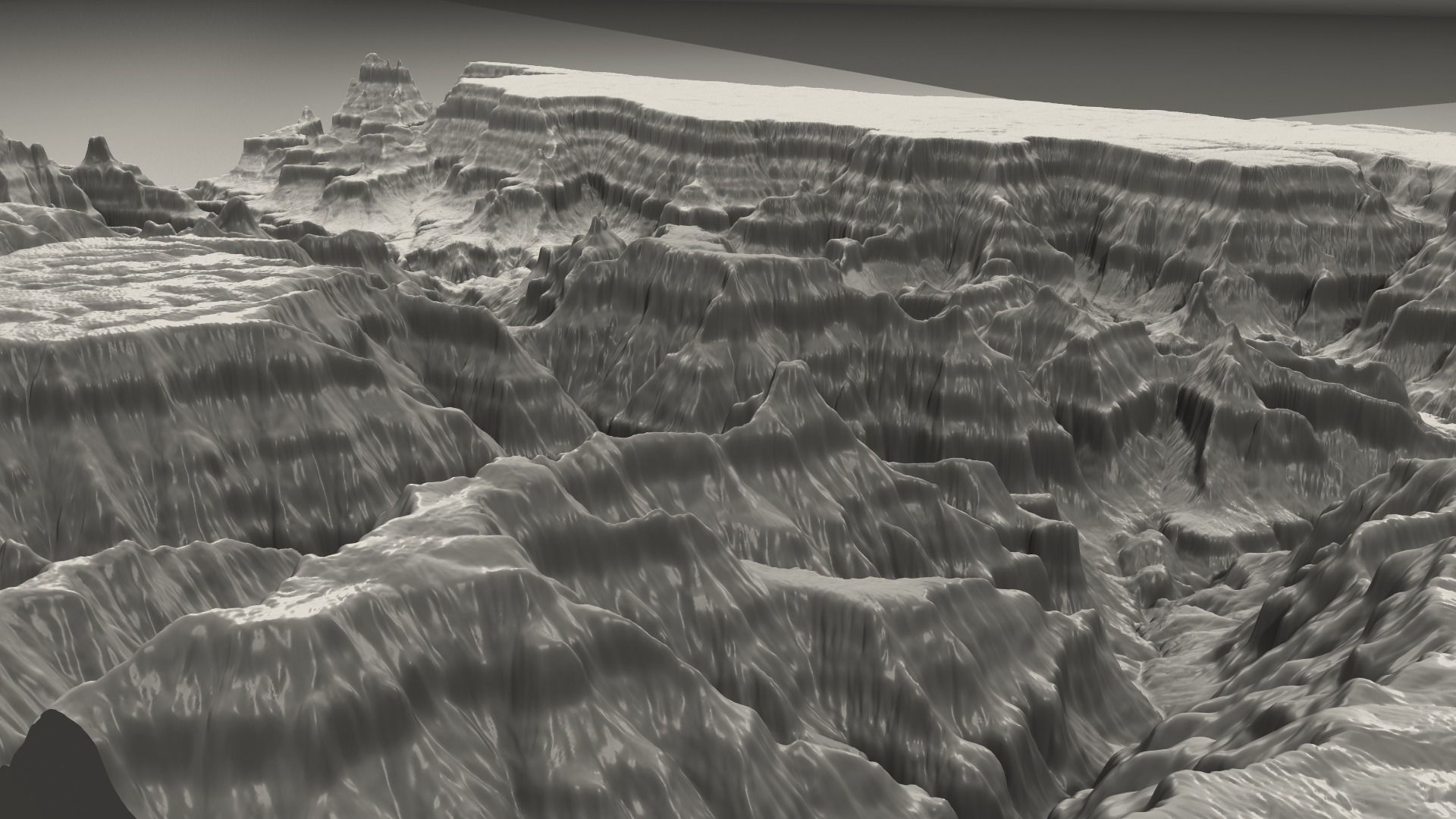 3D Printable Grand Canyon Landscape Plinth 3D print model_14