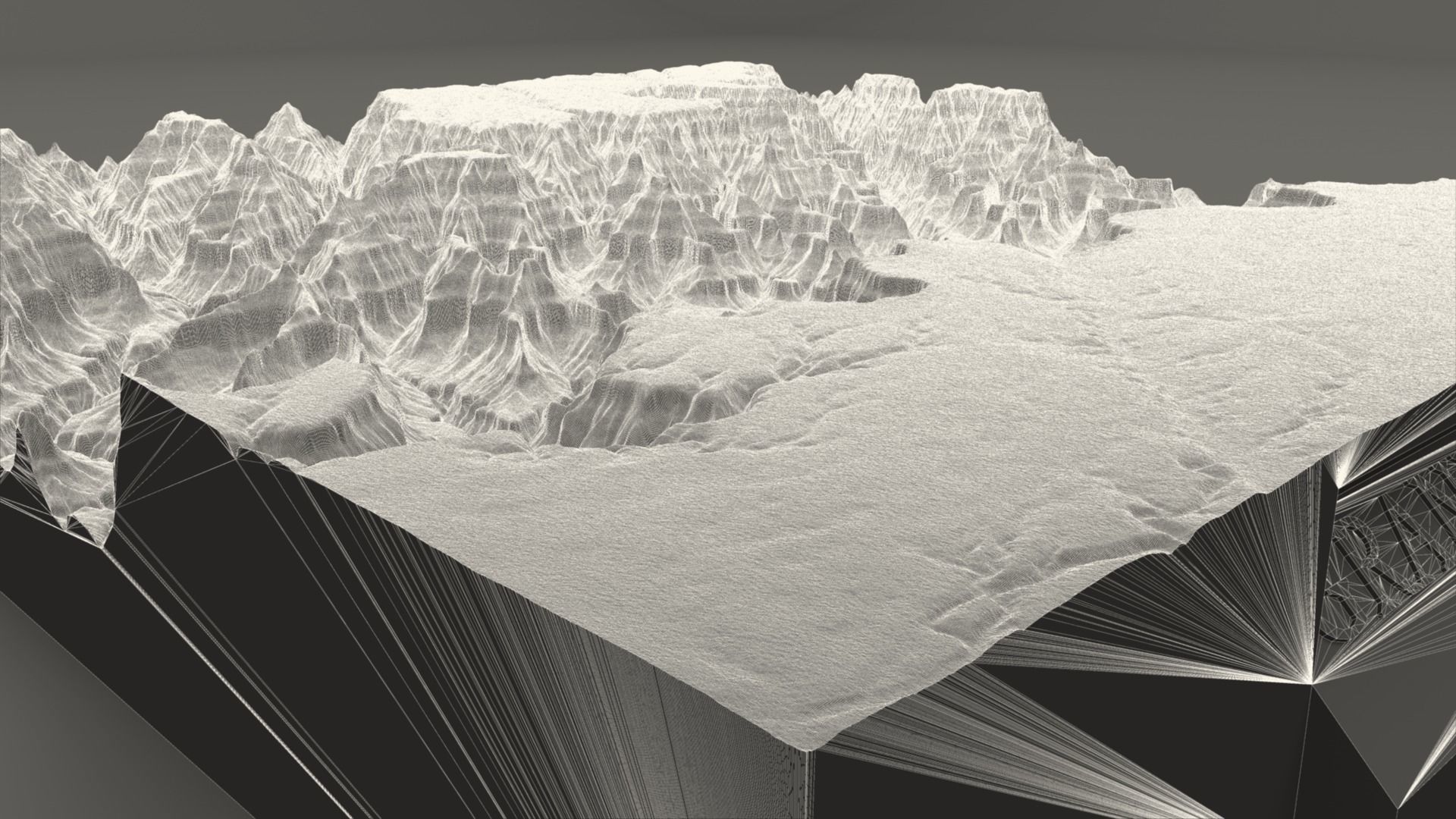 3D Printable Grand Canyon Landscape Plinth 3D print model_19