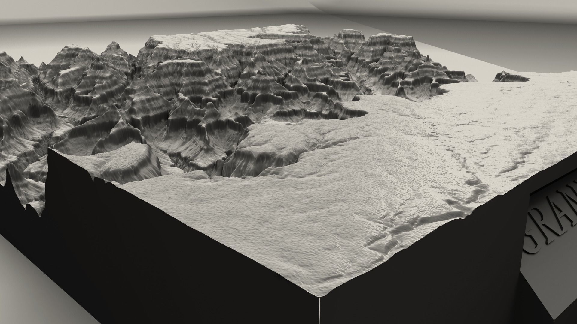 3D Printable Grand Canyon Landscape Plinth 3D print model_18