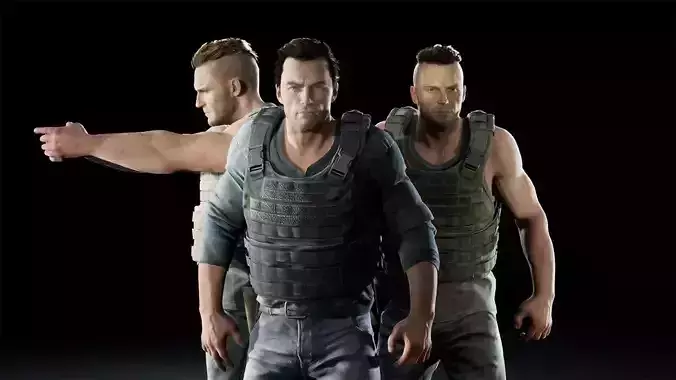 Male Mega Realistic Character Pack