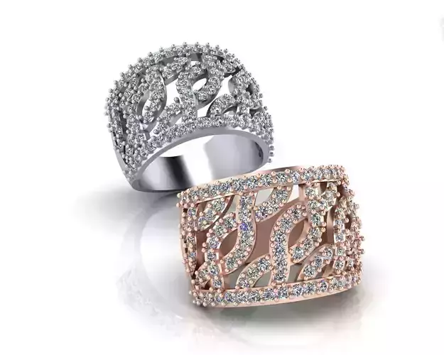 pave setting jewelry ring