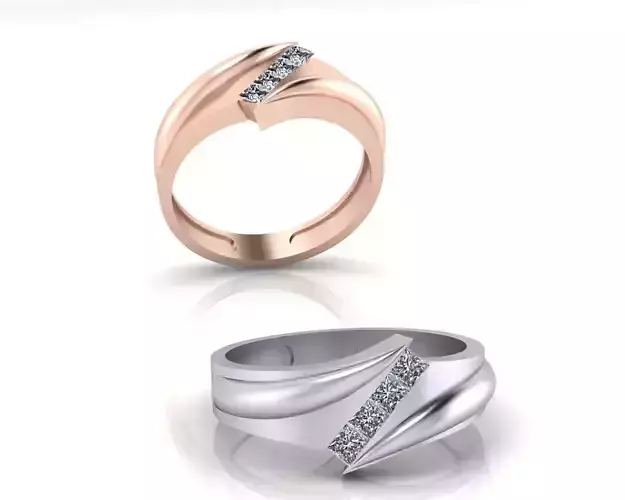 bypass princess engagement jewelry ring