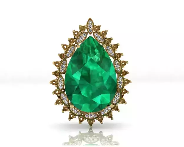 pear halo marquise illusion jewelry pendant