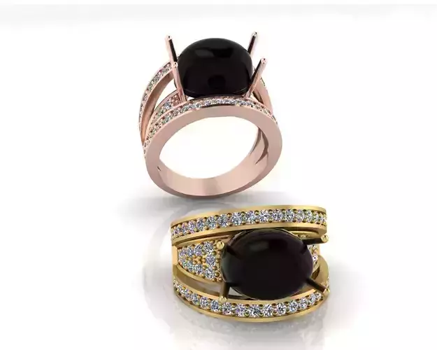 oval engagement jewelry ring