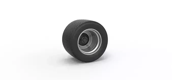 Wheel from Asphalt Modified stock car Version 6 Scale 1 to 25