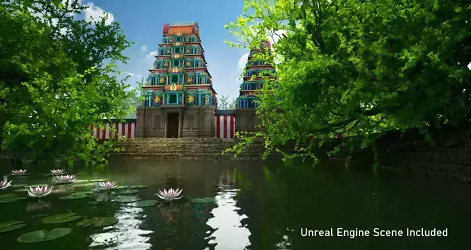 Indian Temple Modular Kit