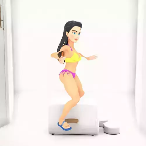Beach Bikini Character model pack