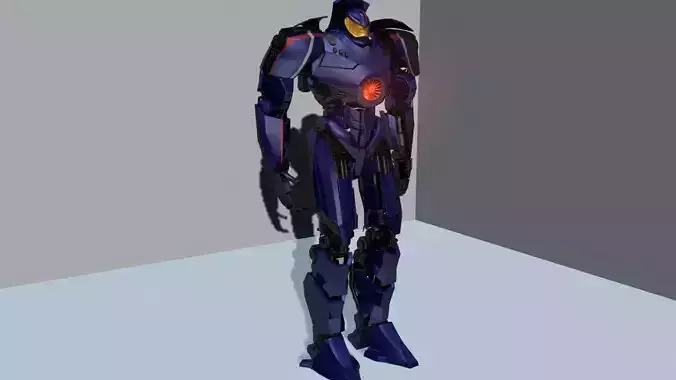 Gipsy danger 3d model 3D model