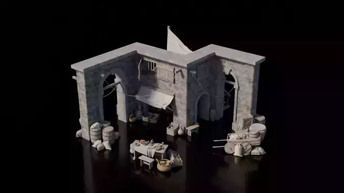 Medieval Bazar - Stall Tent 5