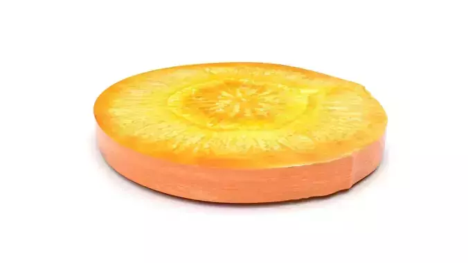 Sliced Carrot 3D model
