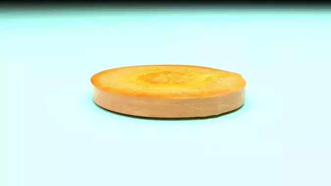Sliced Carrot 3D model 7