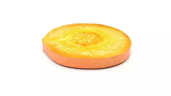 Sliced Carrot 3D model 4
