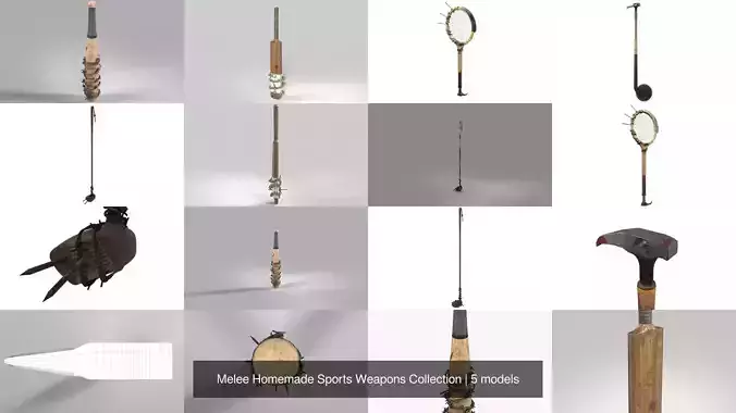 Melee Homemade Sports Weapons Collection