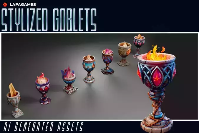 Stylized Goblets