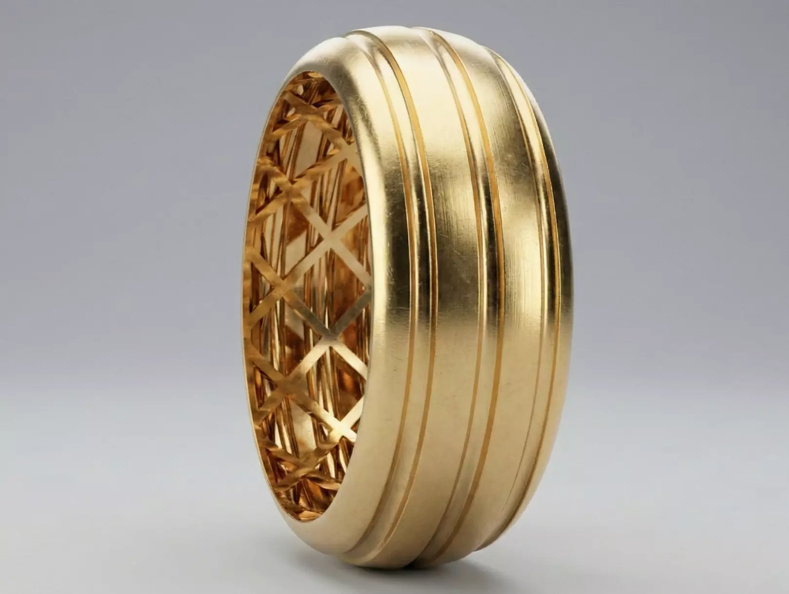 Beautiful Luxury Ring Size 4 Ready for 3D Printing and Casting 3D print model