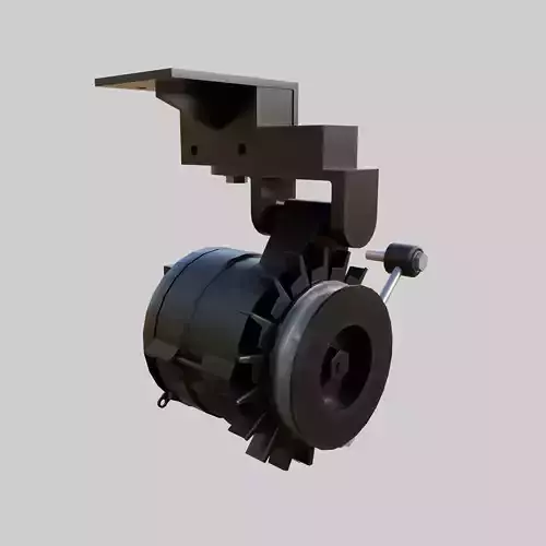 Alternator Industrial Mechanical Component 3D Model