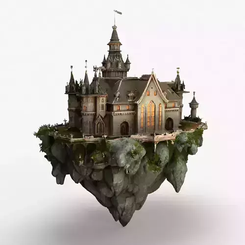 Floating Castle High Detail