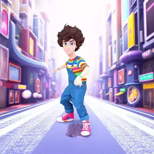 Colorful Child Character model pack