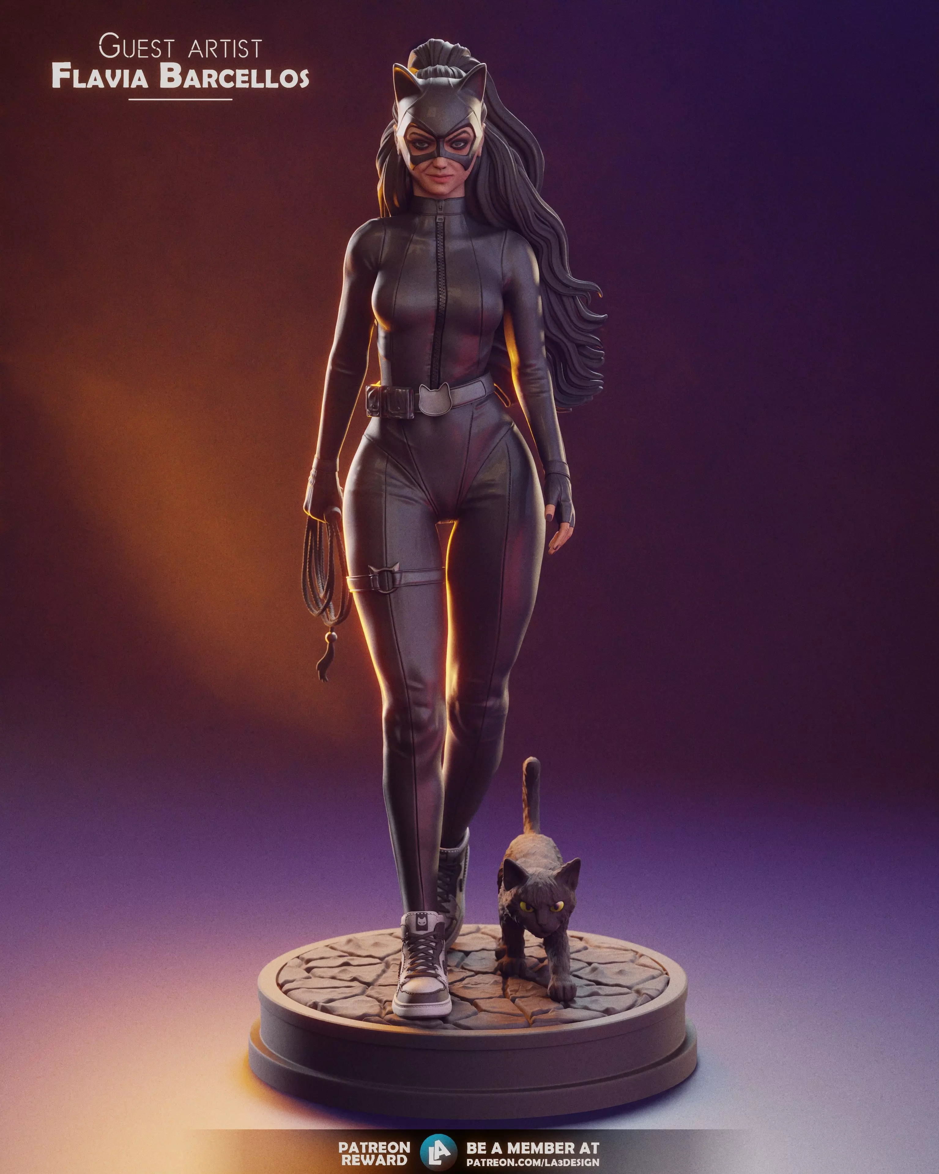 Catwoman - Fan Art 3D print model