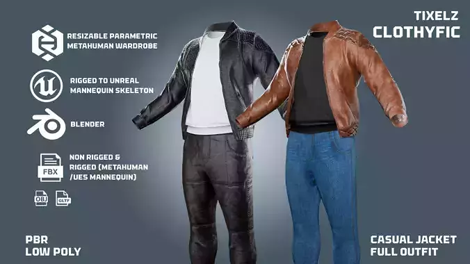 Jacket and Pants - clothyfic outfit