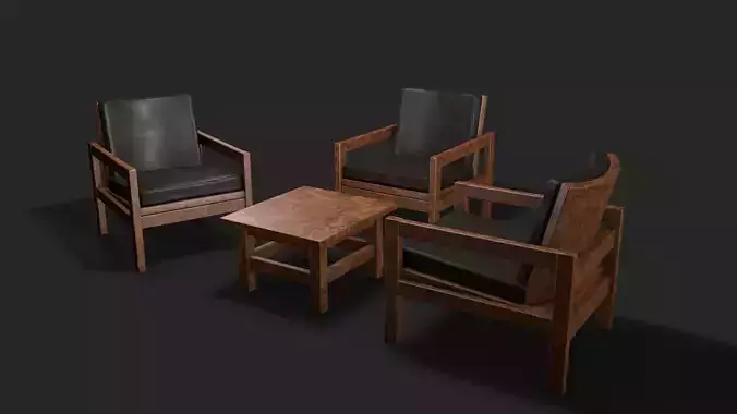Coffee Table and Seats
