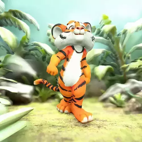 Orange Tiger Cub model pack