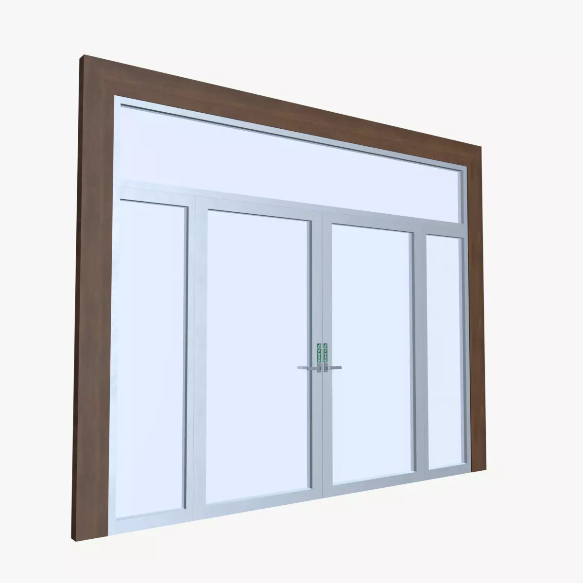 Office Door Low-poly 3D model