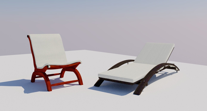 Chair and Deckchair 