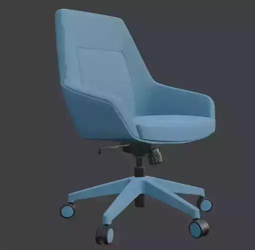 Modern Light Blue Ergonomic Office Chair