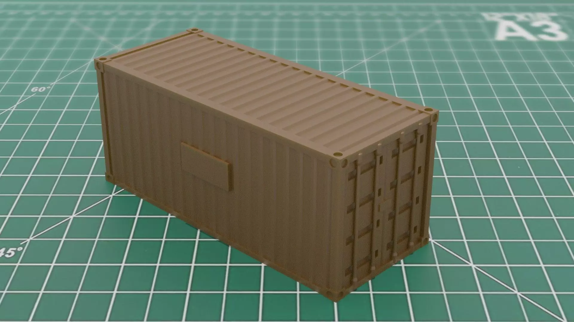 ISO Container 3D Print 3MF File 3D print model