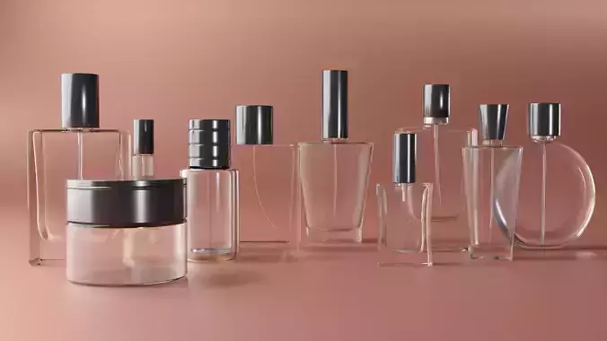 10 Cosmetic Perfume Bottle Bundle