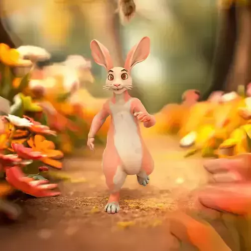 Charming Rabbit Character model pack