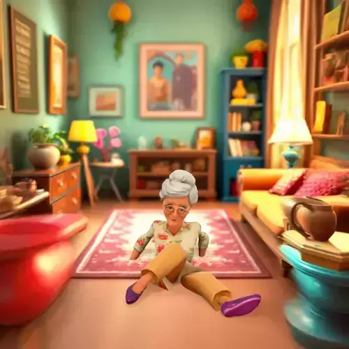 Floral Grandma Character model pack