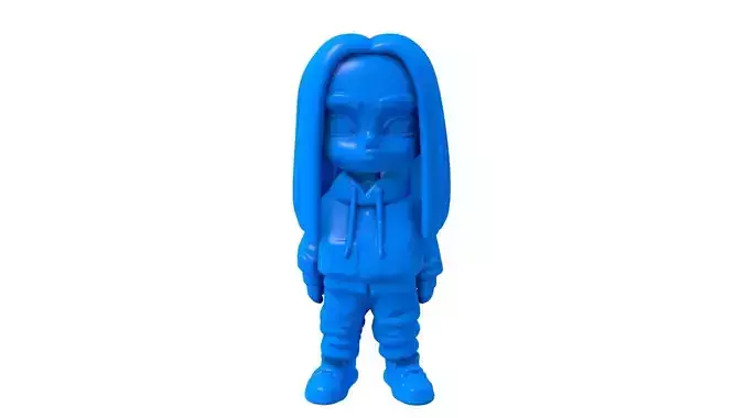 Billie Eilish -  character -  Pop Star Girl STL 