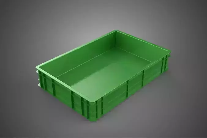 GREEN PLASTIC STORAGE TOOLBOX WORKSHOP TOOLS GARAGE SPARE PART