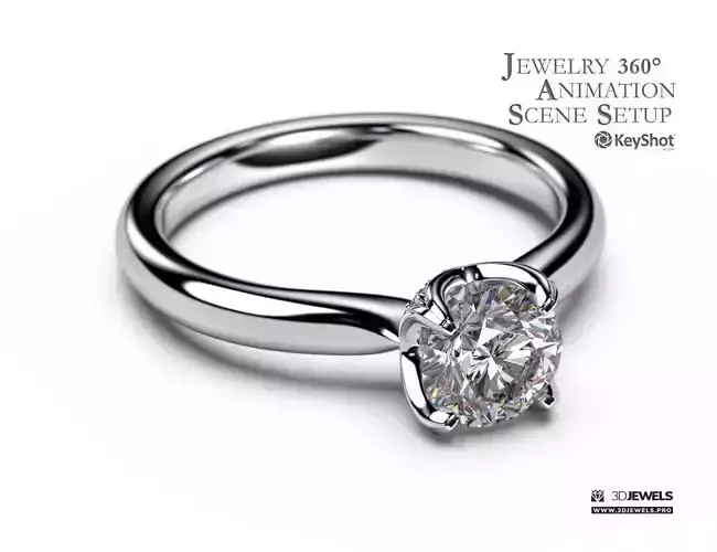 KeyShot 360 Animation Scene Setup for Jewelry Visualization