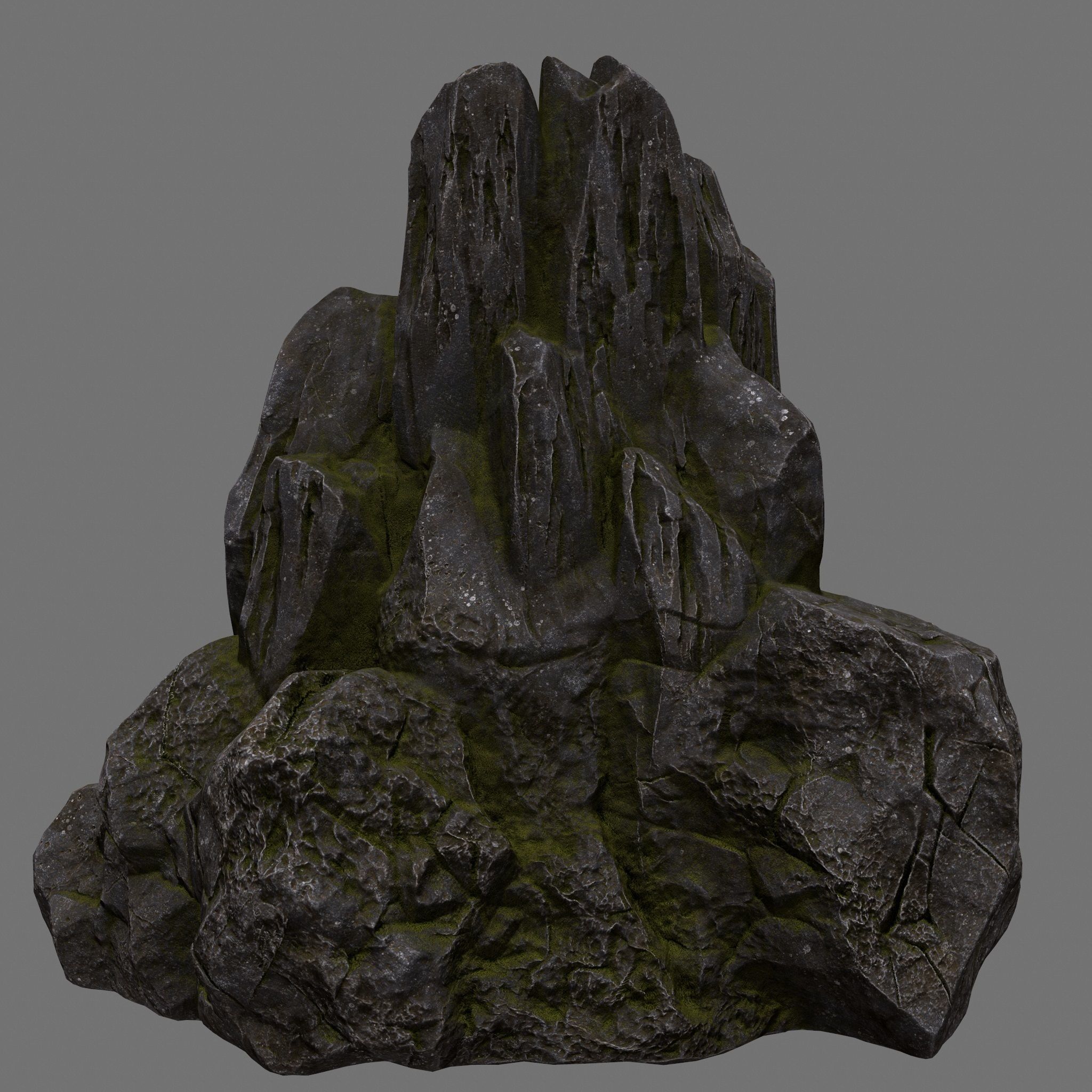 Skull Cave Low-poly 3D model_7