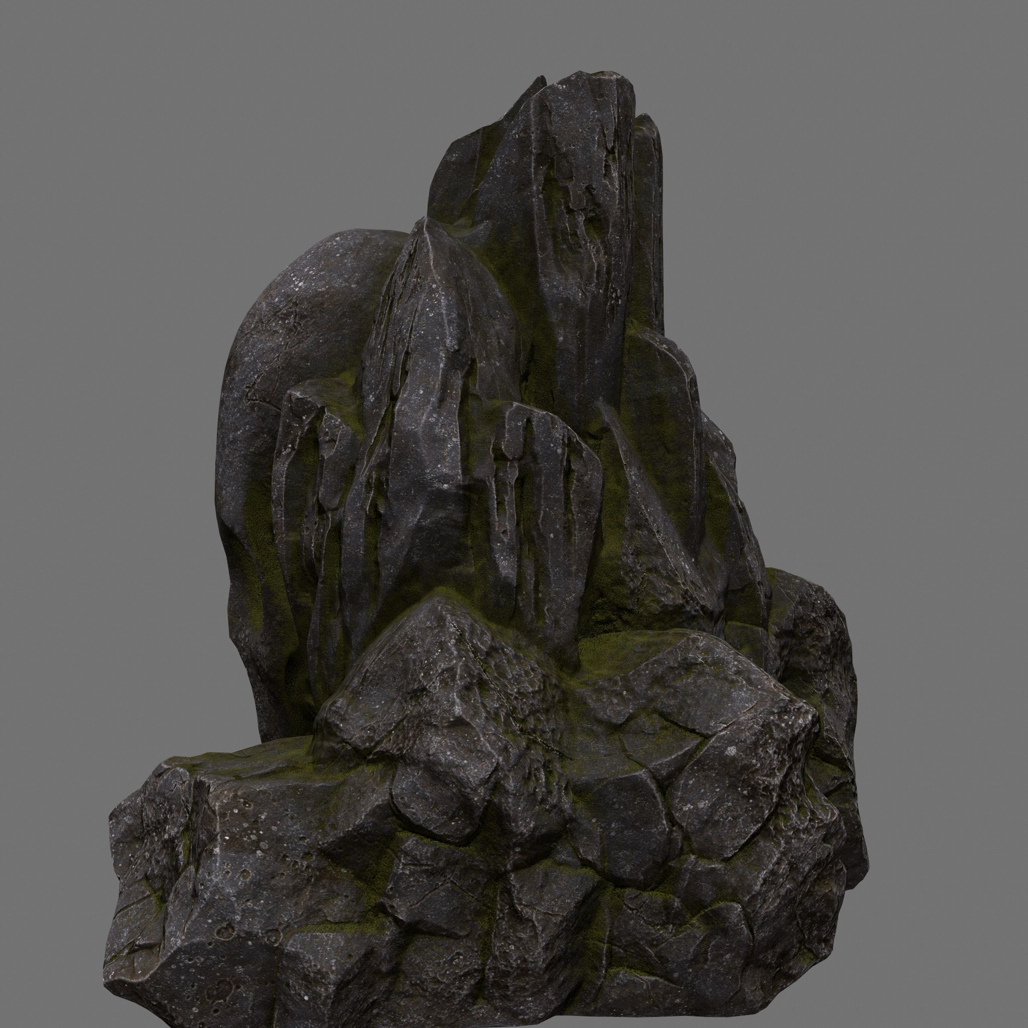 Skull Cave Low-poly 3D model_4